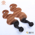 Malaysian 100% Real Human Two Tone Ombre Body Wave Hair Weaving Bundles